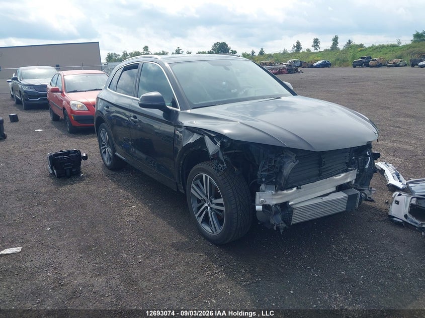 2018 Audi Q5 Progressiv S-Line, Удар спереду, IAAI, VIN WA1ENAFY6J2123036