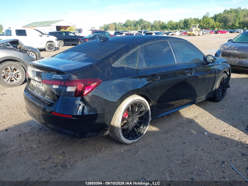 Vin: 2hgfe4f8xsh017243, lot: 3098009, honda civic sport hybrid/sport touring hybrid 20254