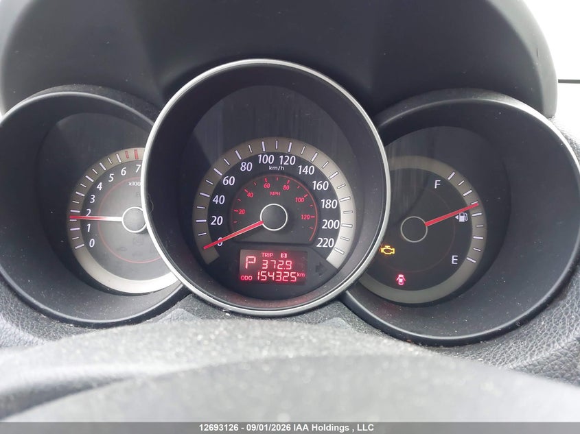2012 KIA FORTE SEDAN 2.0L I-4 DOHC, VVT, REGULAR , 156HP