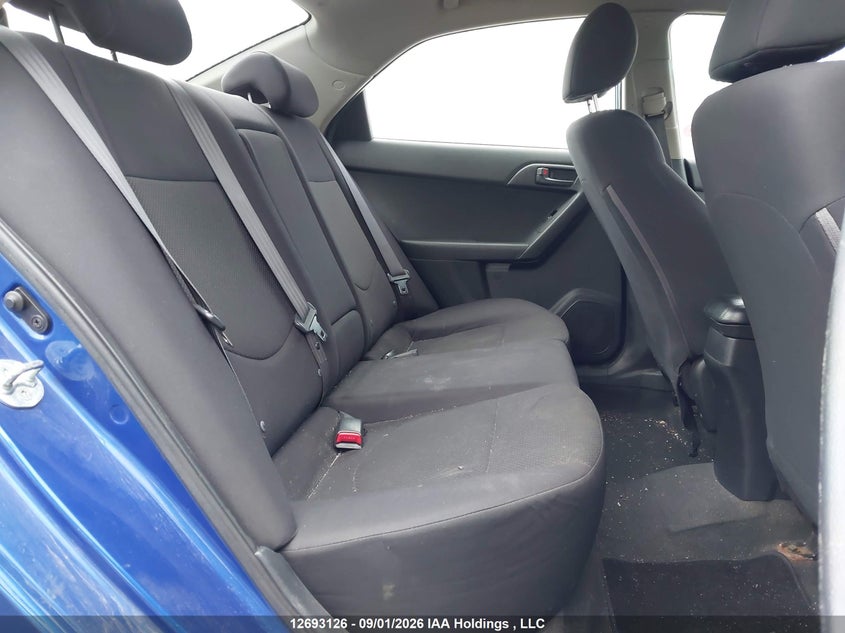 2012 KIA FORTE SEDAN 2.0L I-4 DOHC, VVT, REGULAR , 156HP