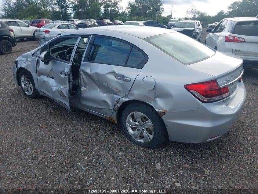 Vin: 2hgfb2f40eh015127, lot: 3098048, honda civic lx 20143