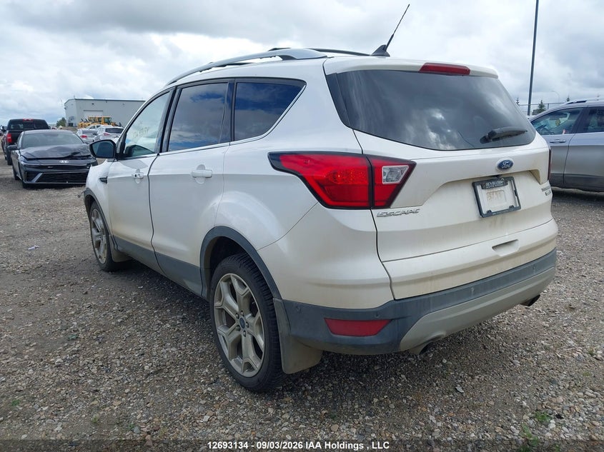 Vin: 1fmcu9j99kua83258, lot: 3098051, ford escape titanium 20193