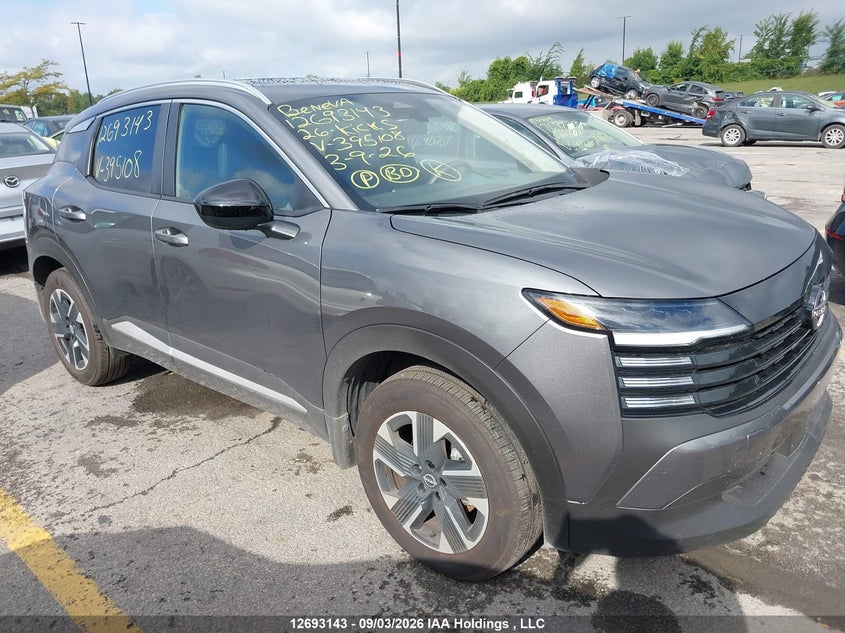2026 Nissan Kicks Sv Awd Cvt, Удар спереди, IAAI, VIN 3N8AP6CB3TL395108