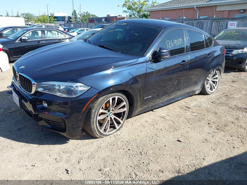 2018 BMW X6, Left Side, IAAI, VIN 5UXKU2C51J0X49230 — photo 2