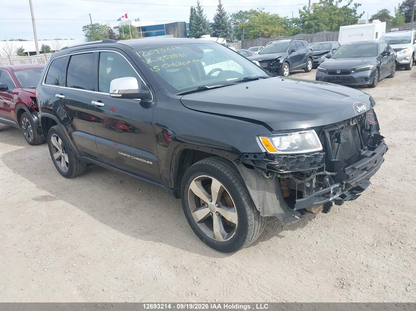 2015 Jeep Grand Cherokee Limited, Удар спереди, IAAI, VIN 1C4RJFBG5FC858881