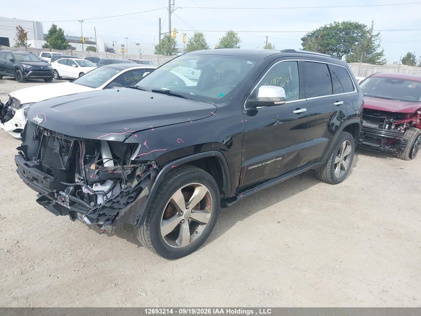 2015 Jeep Grand Cherokee Limited, Front, IAAI, VIN 1C4RJFBG5FC858881 — photo 2