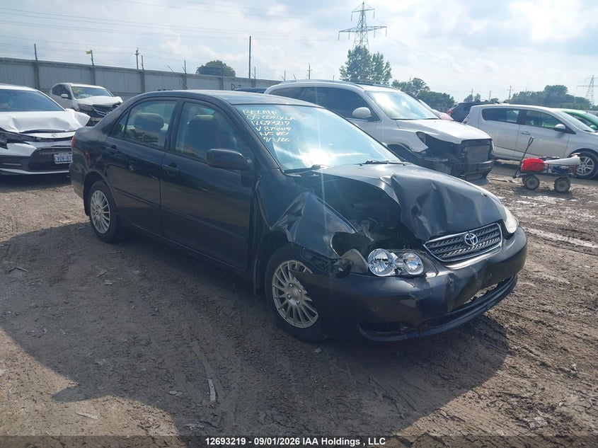 2005 Toyota Corolla, Удар спереди, IAAI, VIN 2T1BR32E25C874419