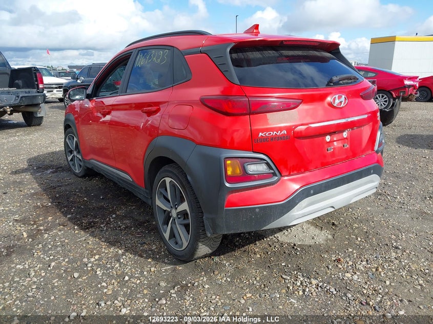 Vin: km8k5ca55lu459927, lot: 3098160, hyundai kona ultimate 20203