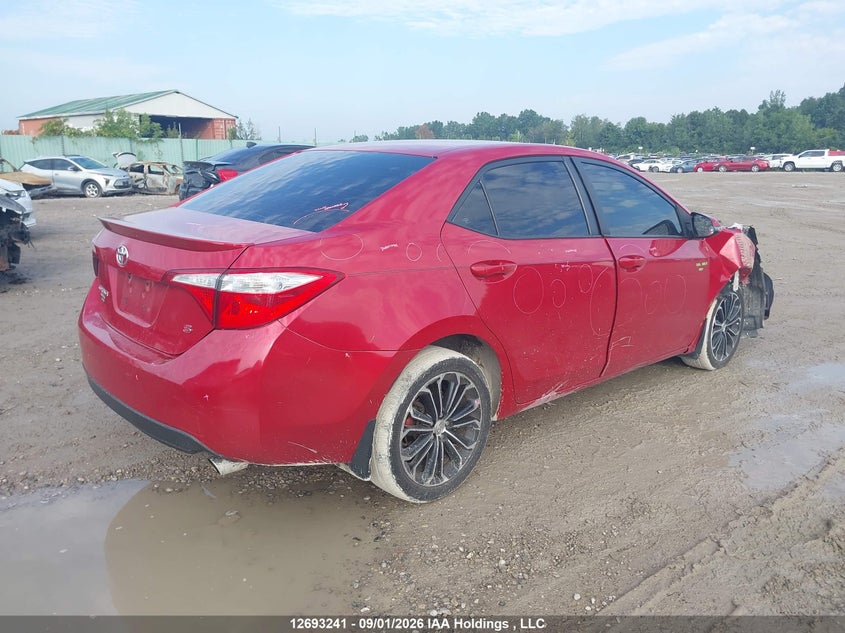 Vin: 2t1burhe0ec054736, lot: 3098178, toyota corolla s 20144