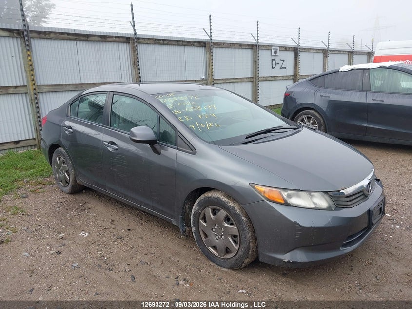 2012 HONDA CIVIC SEDAN 1.8L I4 FI SOHC 16V NF4