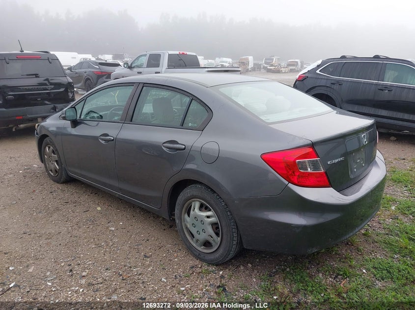 2012 HONDA CIVIC SEDAN 1.8L I4 FI SOHC 16V NF4
