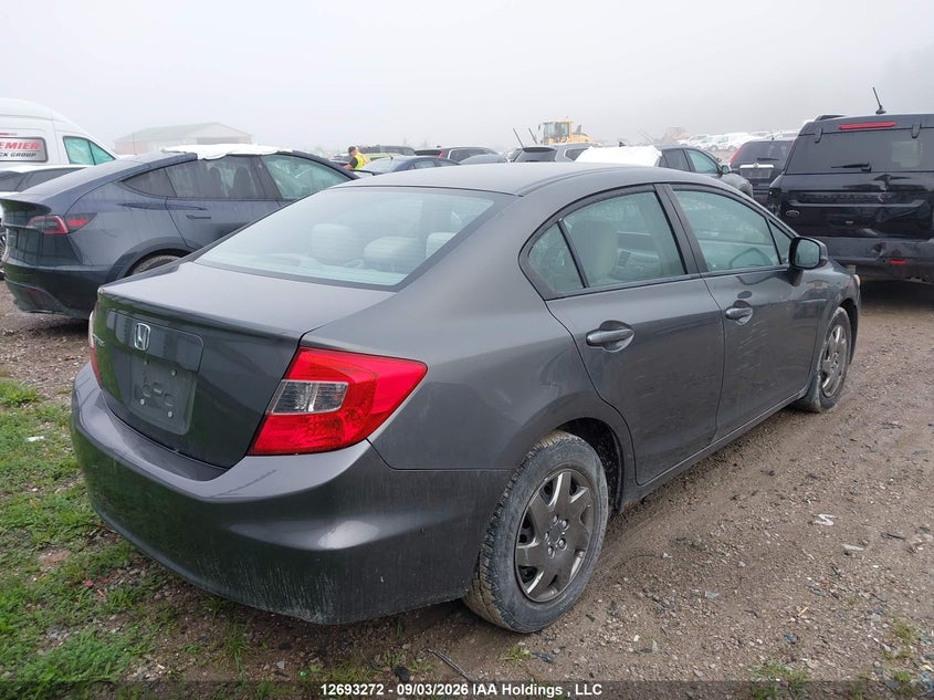 2012 HONDA CIVIC SEDAN 1.8L I4 FI SOHC 16V NF4