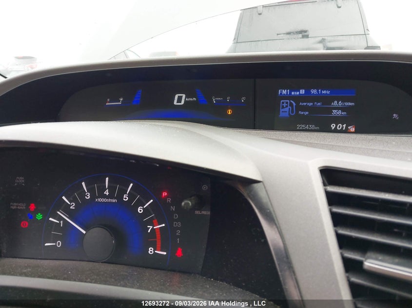 2012 HONDA CIVIC SEDAN 1.8L I4 FI SOHC 16V NF4