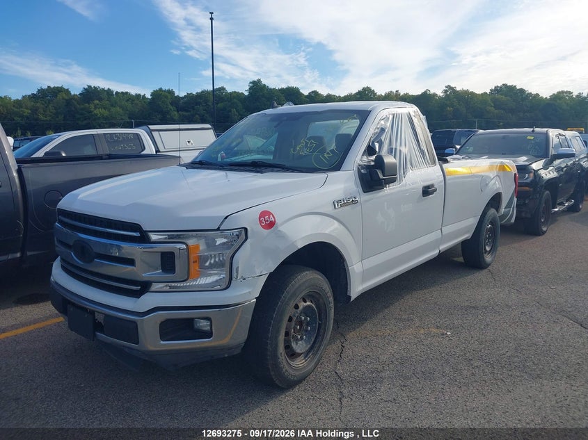 2019 Ford F-150, Удар ззаду, IAAI, VIN 1FTMF1CB0KKD98644 — фото 2