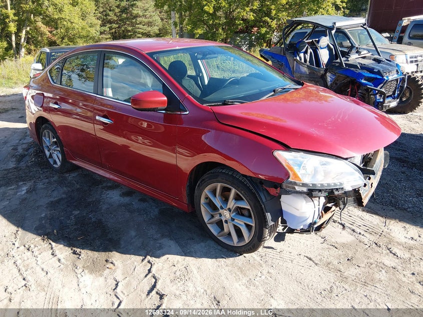 2013 Nissan Sentra 1.8 S/1.8 Sv, Удар спереду, IAAI, VIN 3N1AB7AP9DL784371