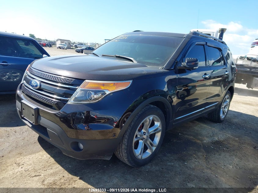 2013 Ford Explorer, Rear, IAAI, VIN 1FM5K8F87DGC73943 — photo 2
