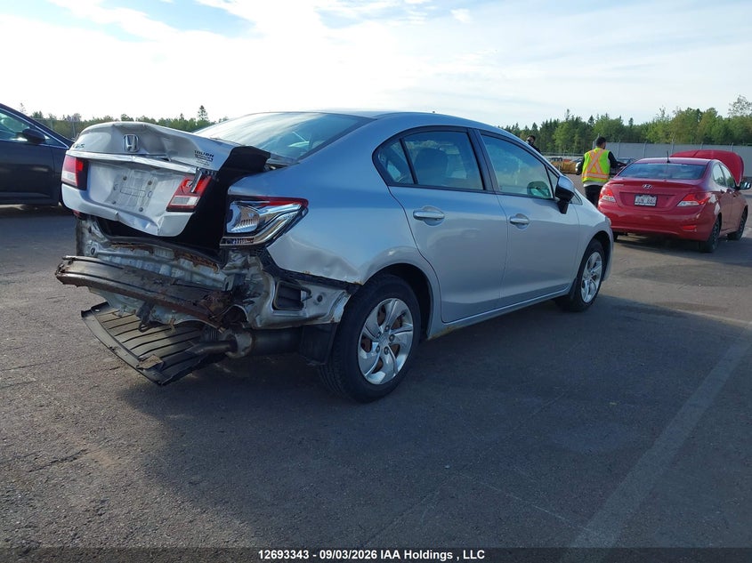 Vin: 2hgfb2f45dh028082, lot: 3098281, honda civic lx 20134