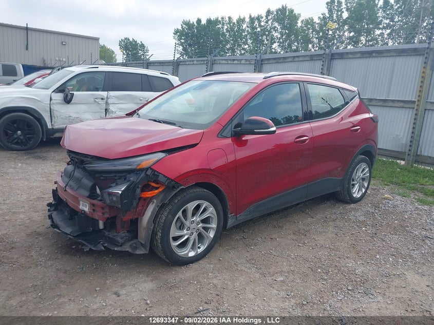 Vin: 1g1fy6s03p4186857, lot: 3098285, chevrolet bolt euv lt 20232