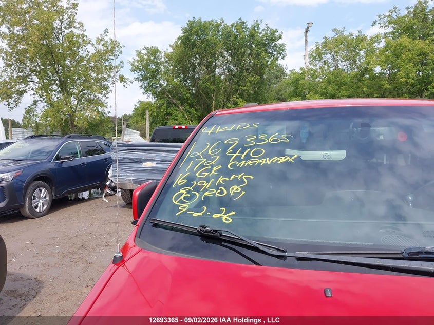 2016 DODGE CARAVAN VAN 3.6L V6 FI DOHC 24V NF4
