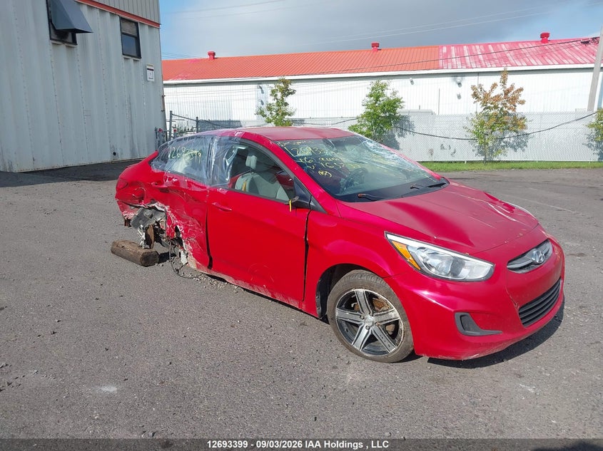 2016 Hyundai Accent Se, Усе, IAAI, VIN KMHCT4AE6GU165233
