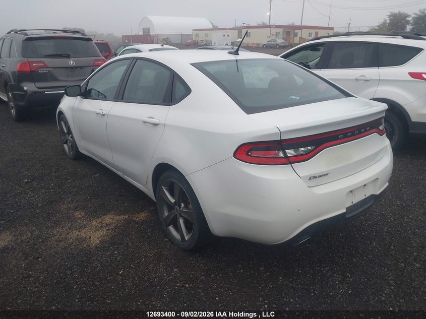 Vin: 1c3cdfbb0fd125380, lot: 3098338, dodge dart 20153