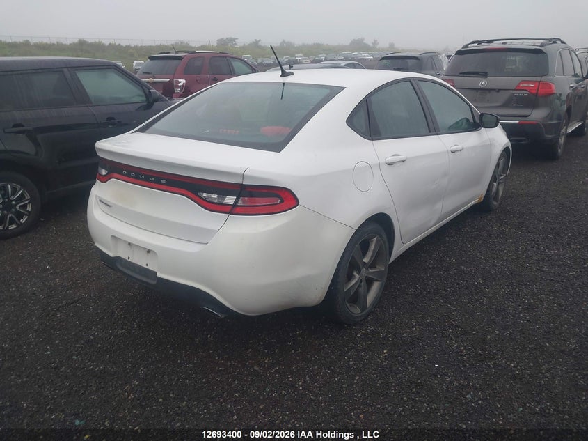 Vin: 1c3cdfbb0fd125380, lot: 3098338, dodge dart 20154