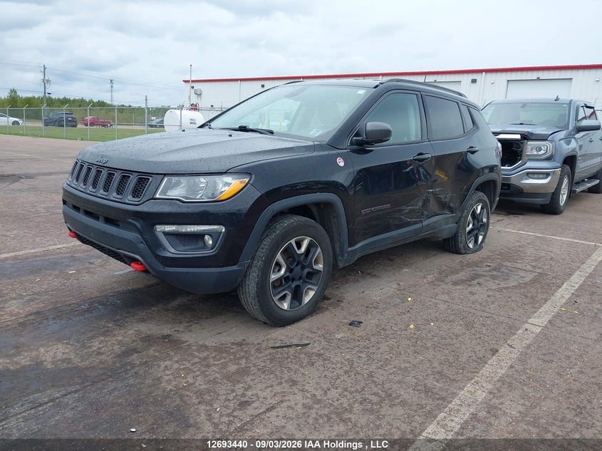 2017 Jeep Compass, Лівий бік, IAAI, VIN 3C4NJDDB9HT659408 — фото 2