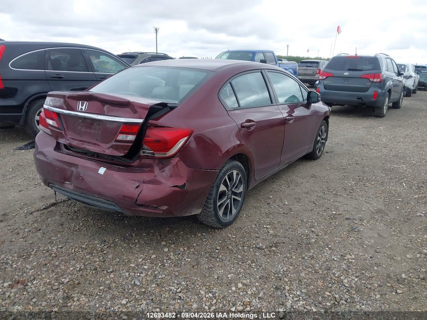 Vin: 2hgfb2f5xdh023680, lot: 3098420, honda civic lx 20134