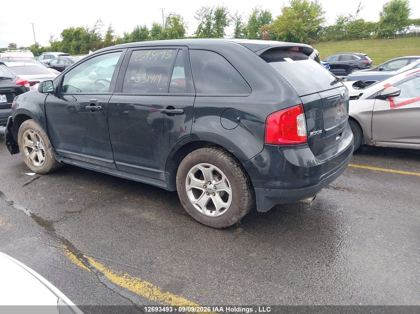 Vin: 2fmdk3j97dbb31419, lot: 3098431, ford edge sel 20133