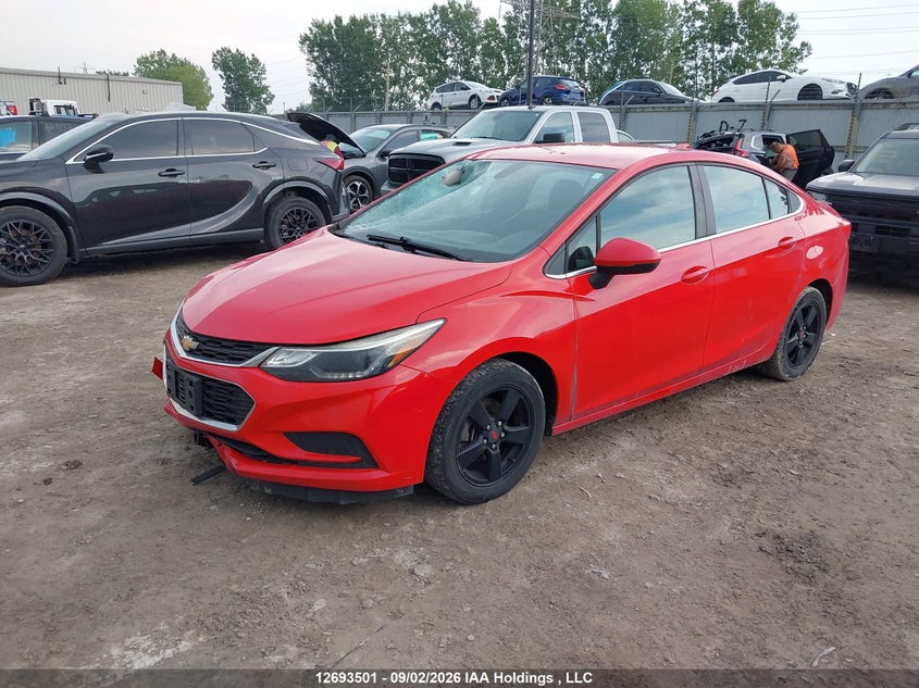 2018 Chevrolet Cruze, Удар спереди, IAAI, VIN 1G1BE5SM1J7196913 — фото 2