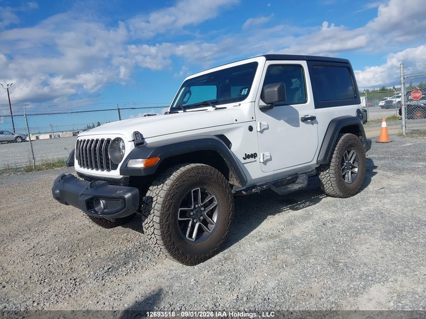 2025 Jeep Wrangler, Удар ззаду, IAAI, VIN 1C4PJXAN5SW503733 — фото 2