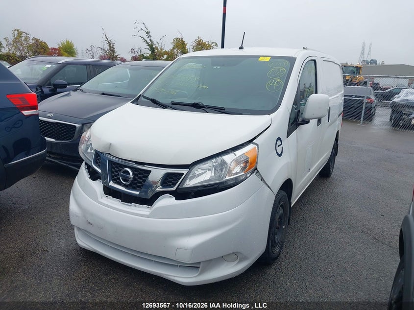 2017 Nissan Nv200, Right Rear, IAAI, VIN 3N6CM0KN2HK707998 — photo 2