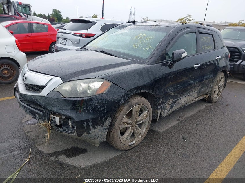 2012 Acura RDX, Перекидання, IAAI, VIN 5J8TB1H50CA800214 — фото 2