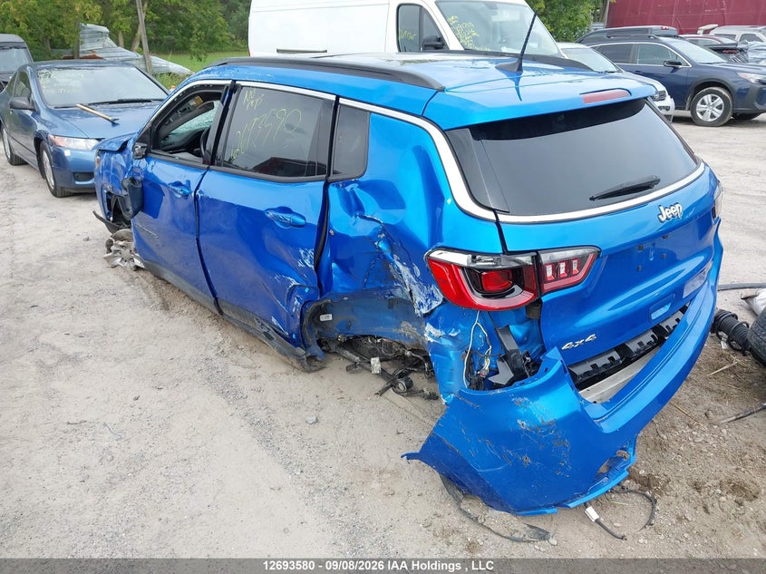 Vin: 3c4njdbb5nt168171, lot: 3098518, jeep compass north 20223
