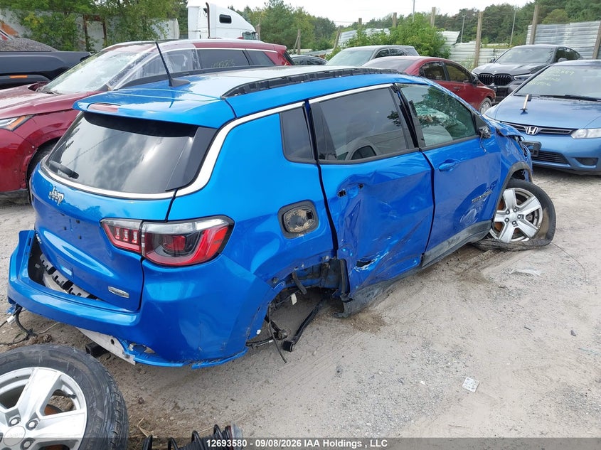 Vin: 3c4njdbb5nt168171, lot: 3098518, jeep compass north 20224