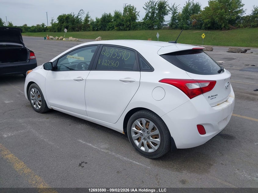 Vin: kmhd25le7du122560, lot: 3098528, hyundai elantra gt 20133