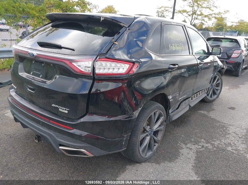 Vin: 2fmpk4apxjbb96259, lot: 3098530, ford edge sport 20184
