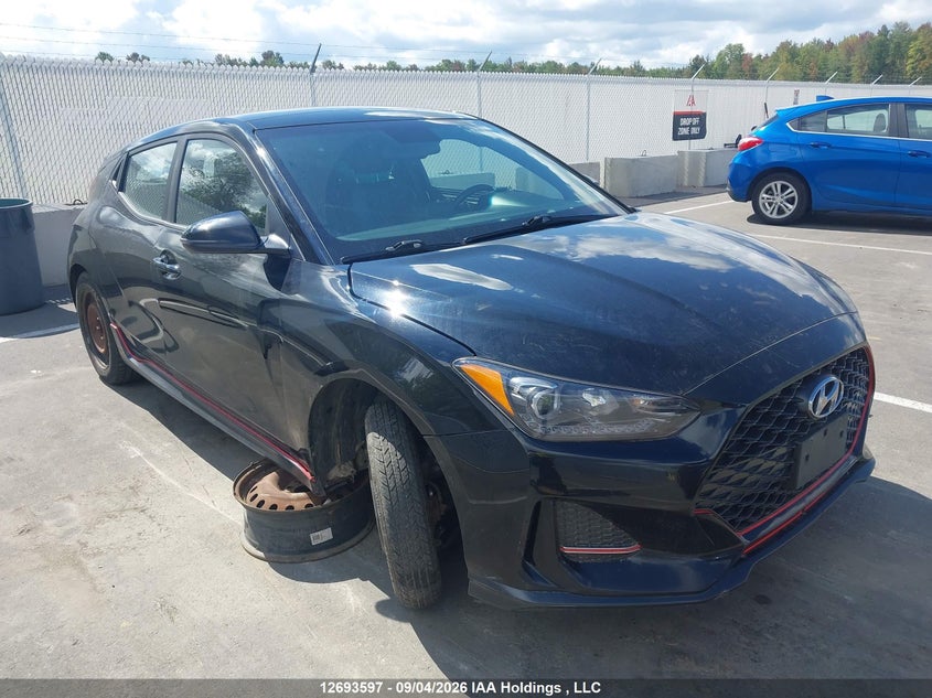Vin: kmhth6ab3lu025993, lot: 3098535, hyundai veloster turbo dct 2020 img_1
