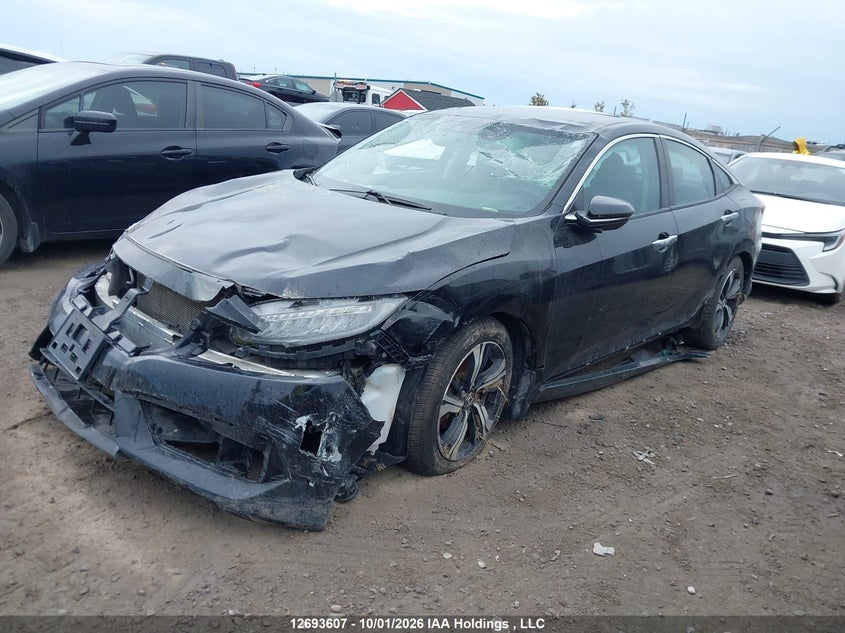 Vin: 2hgfc1f90jh107304, lot: 3098546, honda civic touring 20182