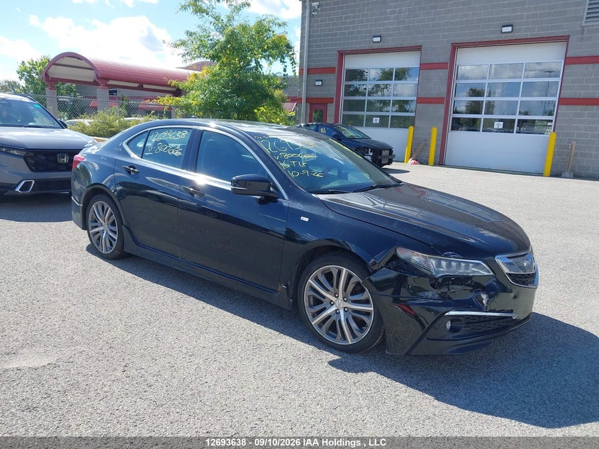 2016 Acura Tlx Tech, Front, IAAI, VIN 19UUB3F51GA800666