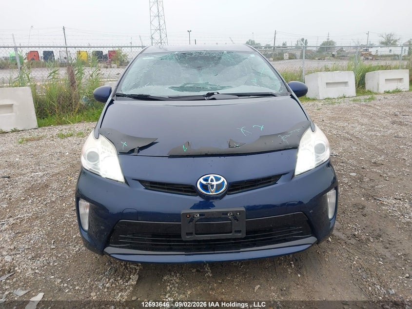 2012 TOYOTA PRIUS HATCHBACK 1.8L I-4 DOHC, VVT, REGULAR , 98HP