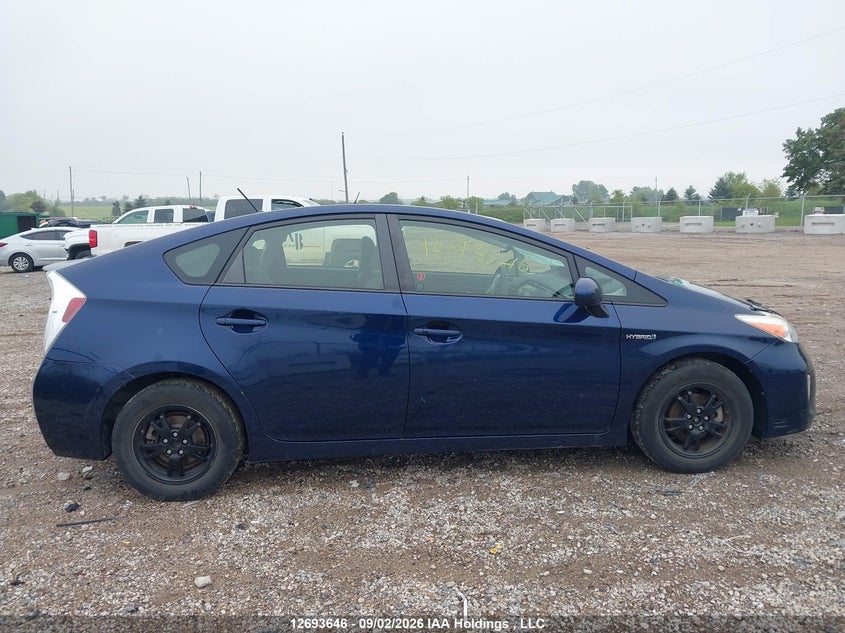 2012 TOYOTA PRIUS HATCHBACK 1.8L I-4 DOHC, VVT, REGULAR , 98HP