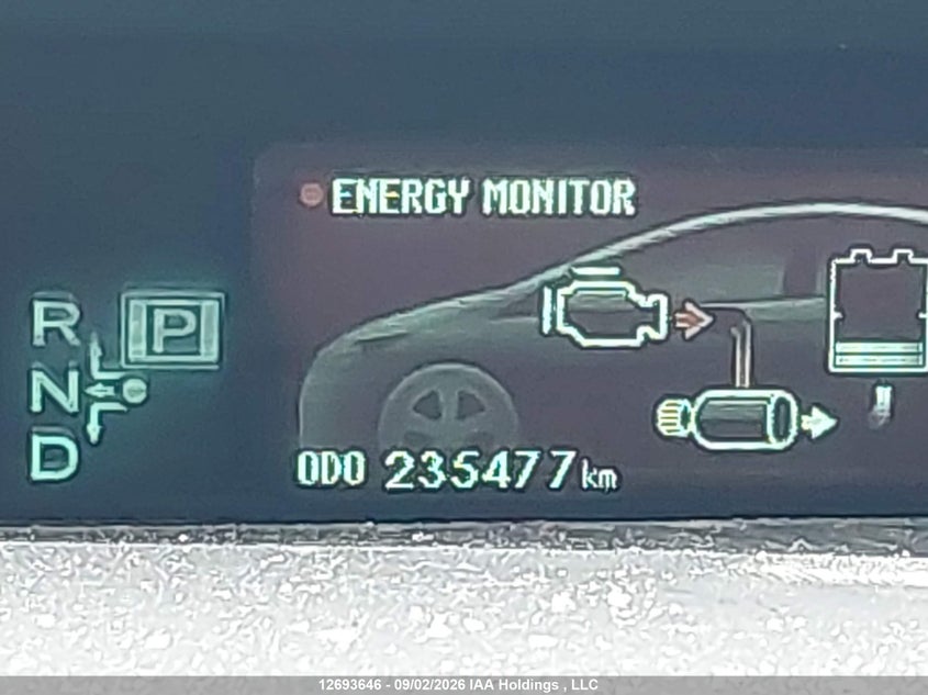 2012 TOYOTA PRIUS HATCHBACK 1.8L I-4 DOHC, VVT, REGULAR , 98HP