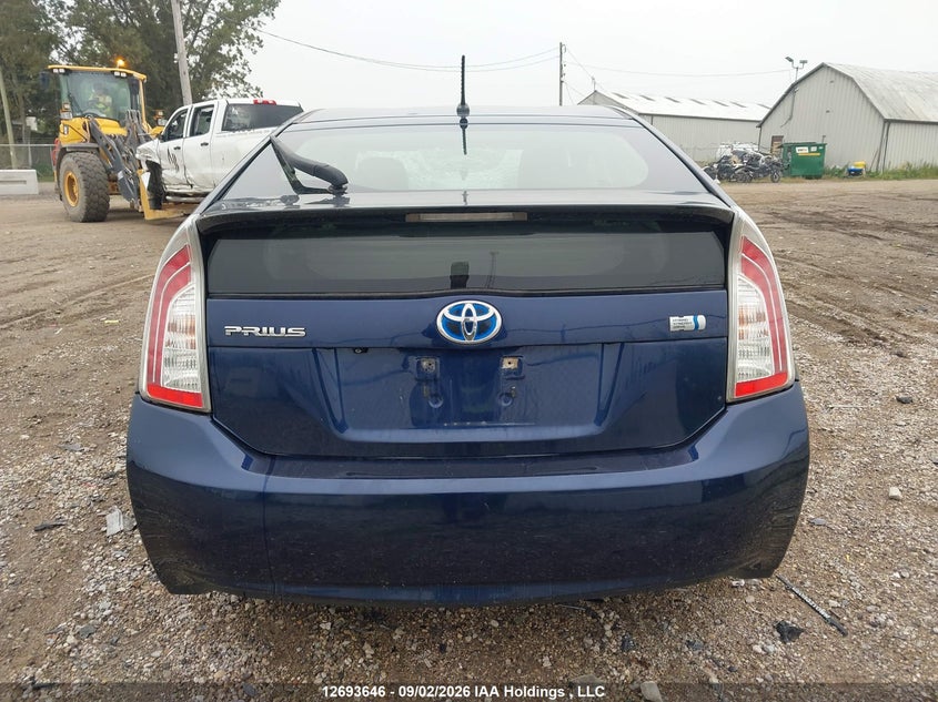 2012 TOYOTA PRIUS HATCHBACK 1.8L I-4 DOHC, VVT, REGULAR , 98HP