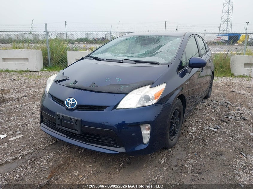 2012 TOYOTA PRIUS HATCHBACK 1.8L I-4 DOHC, VVT, REGULAR , 98HP
