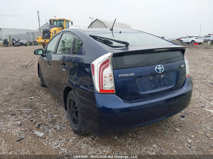 2012 TOYOTA PRIUS HATCHBACK 1.8L I-4 DOHC, VVT, REGULAR , 98HP
