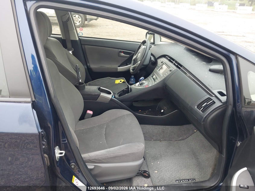 2012 TOYOTA PRIUS HATCHBACK 1.8L I-4 DOHC, VVT, REGULAR , 98HP