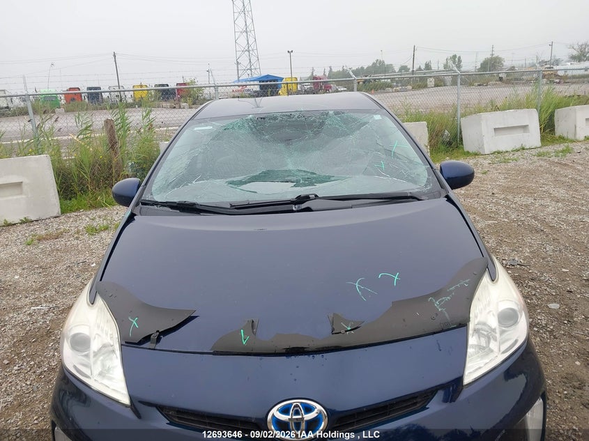 2012 TOYOTA PRIUS HATCHBACK 1.8L I-4 DOHC, VVT, REGULAR , 98HP