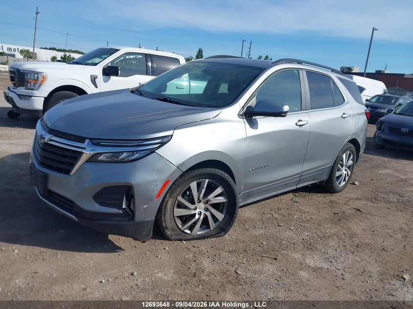 2023 Chevrolet Equinox Lt, Left Side, IAAI, VIN 3GNAXUEGXPS211200 — photo 2