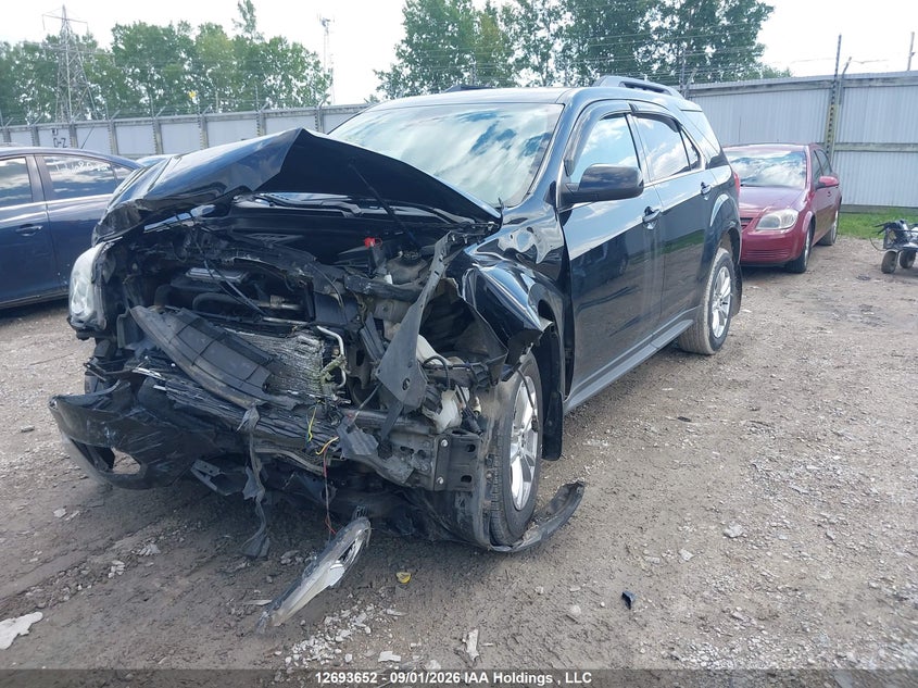 2017 Chevrolet Equinox, Удар спереду, IAAI, VIN 2GNALCEK1H1538575 — фото 2